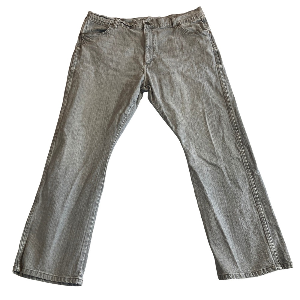 Wrangler Retro Jeans Mens 42x32 (Fits‎ 42x30) Gray Stretch Cowboy Western Rodeo
